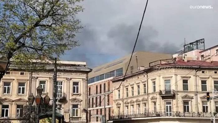 News video: 6 Tote am Ostermontag durch russische Bomben auf Lwiw in der Ukraine