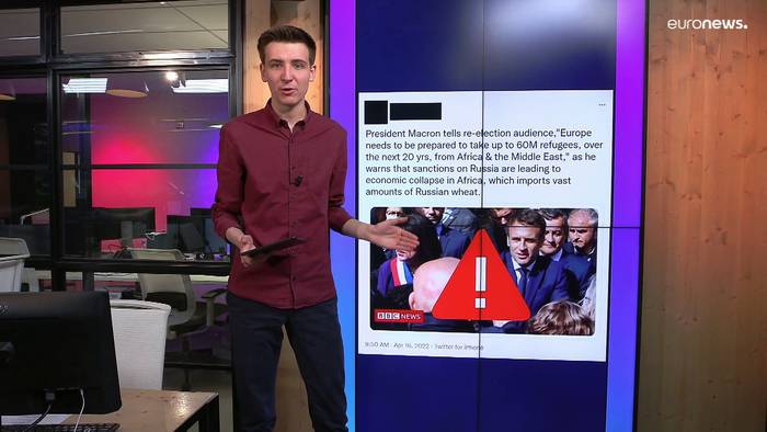 Video: Das ist kein BBC-Tweet: FakeNews aus Russland zur Wahl in Frankreich