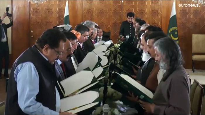 News video: Pakistans neuer Premierminister ernennt Kabinett