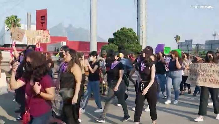 Video: Monterrey: Wütende Demonstration nach Tod einer 18-Jährigen