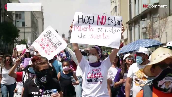 News video: Mexiko: Proteste gegen Gewalt gegen Frauen