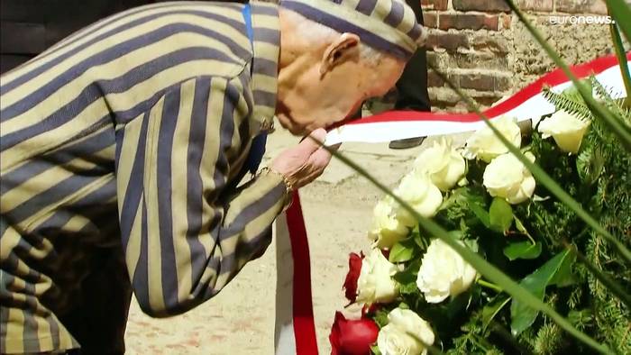 News video: Yom Hashoa: Menschen gedenken der 6 Millionen Holocaust-Opfer