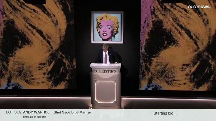 Video: Monroe unterm Hammer - Warhol-Porträt erreicht Rekord in 4 Minuten