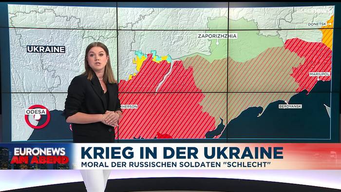News video: Ukraine-Krieg Tag 76 - Baerbock vor Ort: Euronews am Abend 10.05.22