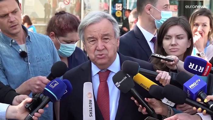 News video: UNO-Generalsekretär Guterres in Moldau: „Diese Tragödie zeigt, dass Krieg etwas Sinnloses ist“
