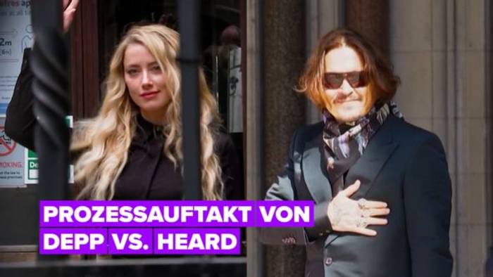 Video: Ein erster Blick auf den Rosenkrieg zwischen Johnny Depp und Amber Heard