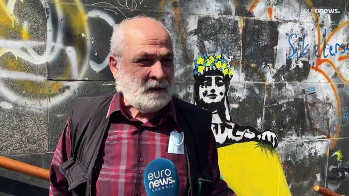 News video: Street-Art für die Ukraine: Georgische Künstler sprühen für den Frieden