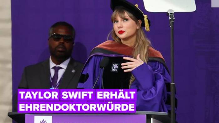 News video: Taylor Swift bekommt einen NYU-Doktortitel und hält eine unvergessliche Rede