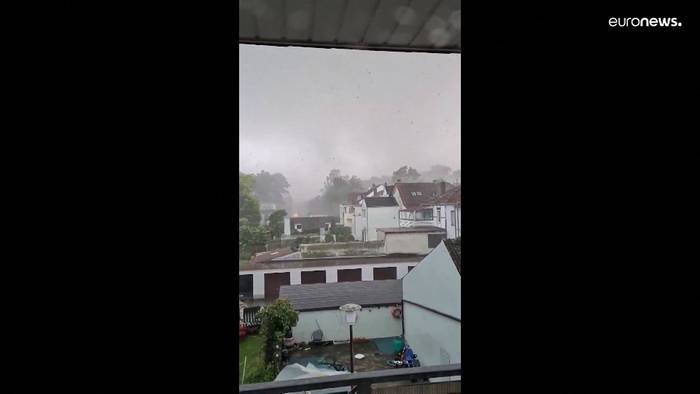 News video: Tornado von 150 km/h und Unwetter in NRW: Über 40 Menschen verletzt
