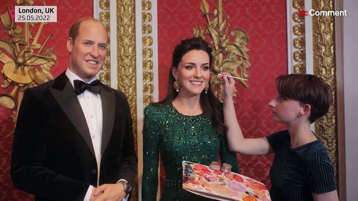 Video: Harry und Meghan: Alles in Butter mit der Queen, zumindest in Wachs