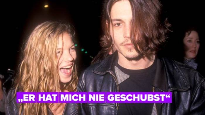 News video: Kate Moss sagt aus, dass Johnny Depp sie nicht die Treppe hinuntergestoßen hat