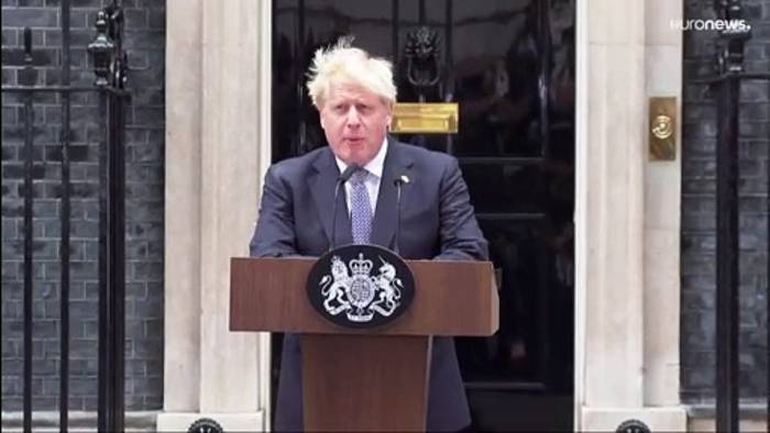 Video: Boris Johnson kündigt Rückzug an
