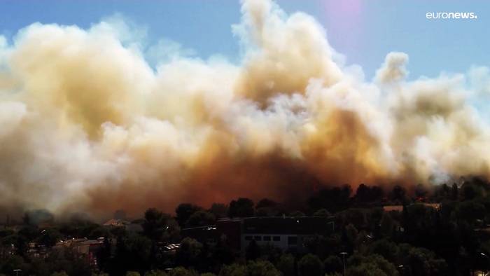 Video: Südfrankreich: Höchste Waldbrandgefahr im Département Gard
