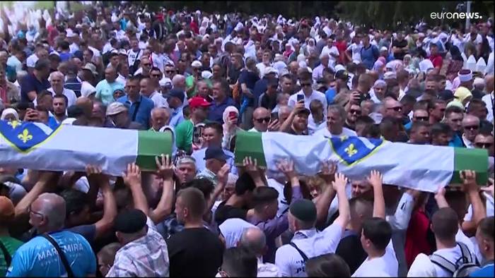 Video: 27. Jahrestag von Srebrenica: Niederlande verneigen sich vor den Opfern
