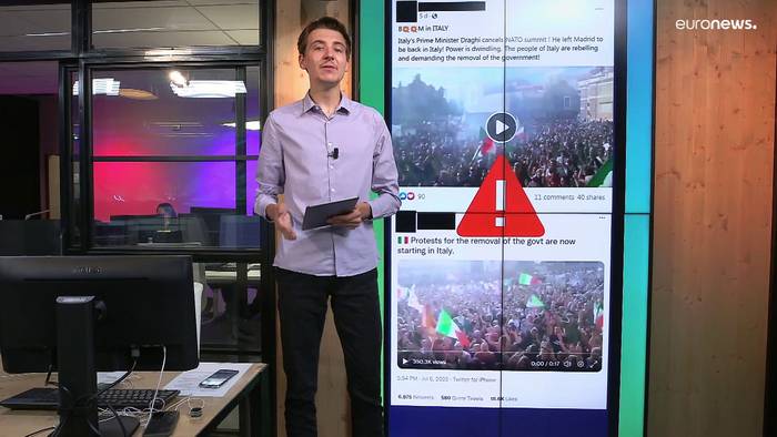 Video: Fake News im Internet: Aktuelle Proteste gegen Italiens Regierung?
