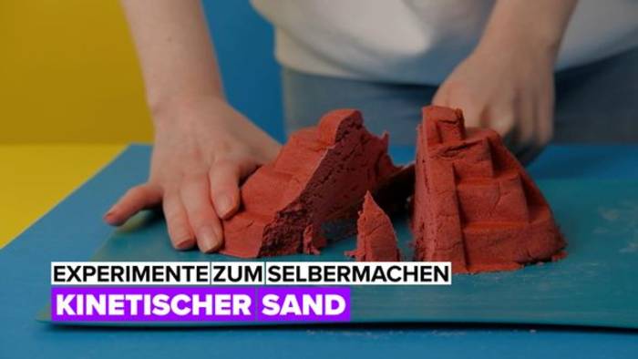 Video: Experimente zum Selbermachen: Kinetischer Sand