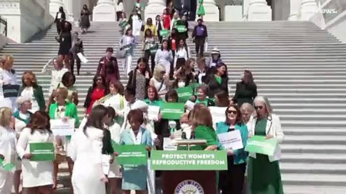 Video: US-Repräsentantenhaus stimmt für bundesweites Recht auf Abtreibung