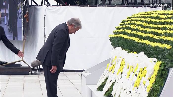 Video: Guterres warnt bei Hiroshima-Gedenkfeier vor 
