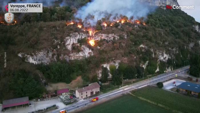Video: Waldbrände in Ost-Frankreich und Mittel-Portugal