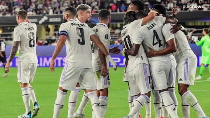 News video: Real Madrid gewinnt den SuperCup mit 2 : 0 gegen Eintracht Frankfurt