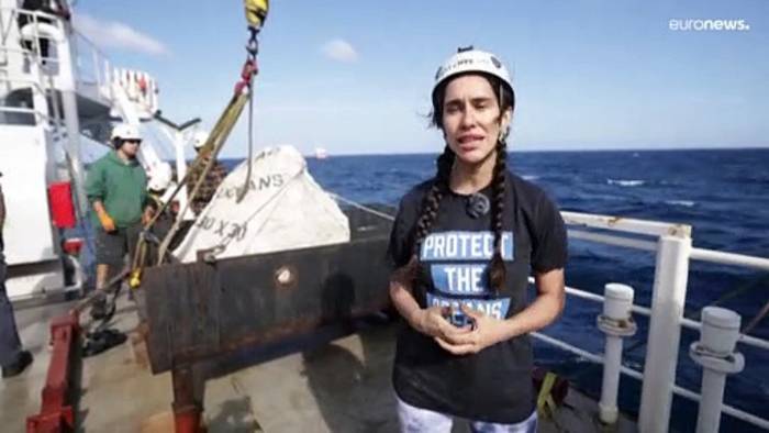 Video: Tonnenschwerer Protest gegen Schleppnetzfischerei in Meeresschutzgebieten