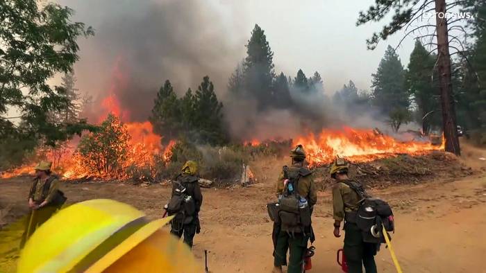 Video: Waldbrände in Kalifornien