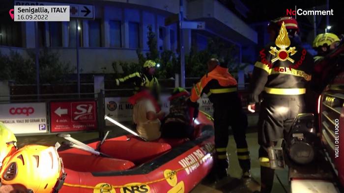 News video: Schwere Unwetter an der italienischen Adriaküste: mindestens 10 Tote