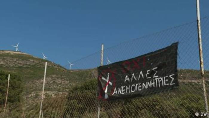 Video: Proteste gegen Windparks in Griechenland