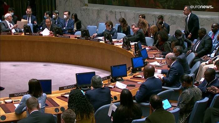 News video: UN-Sicherheitsrat: Russland legt Veto ein - China enthält sich