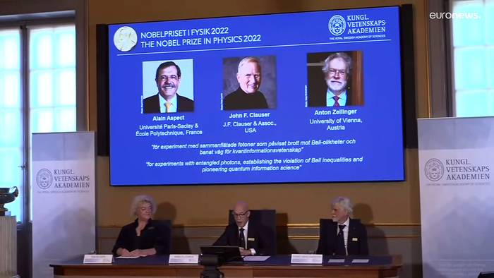 News video: Physik-Nobelpreis geht an Quantenforscher aus Österreich, Frankreich und USA