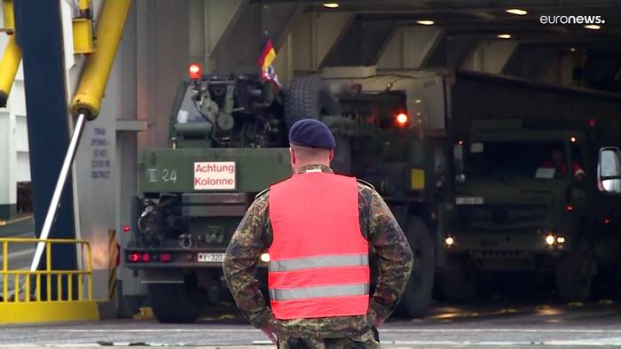 Video: Für Nato-Übung: Bundeswehr-Soldaten in Litauen eingetroffen