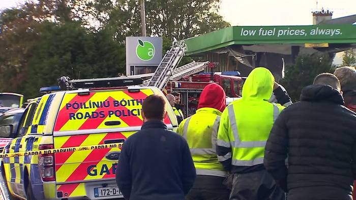 Video: Tankstelle explodiert: Mindestens 7 Tote in Irland