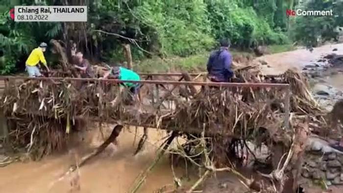 Video: Neue Überschwemmungen im Norden Thailands