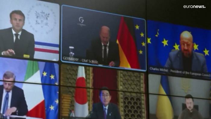 Video: G7 zur Ukraine: Schulterschluss mit Kiew, Warnung an Putin