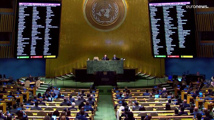 News video: UNO-Vollversammlung verurteilt russische Annexion ukrainischer Gebiete