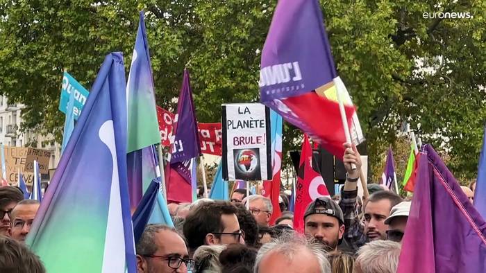 Video: Proteste und Streiks in Frankreich: 