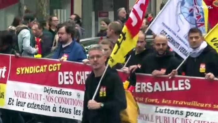 News video: Frankreich: Branchenübergreifender Streik zeigt nur begrenzt Wirkung