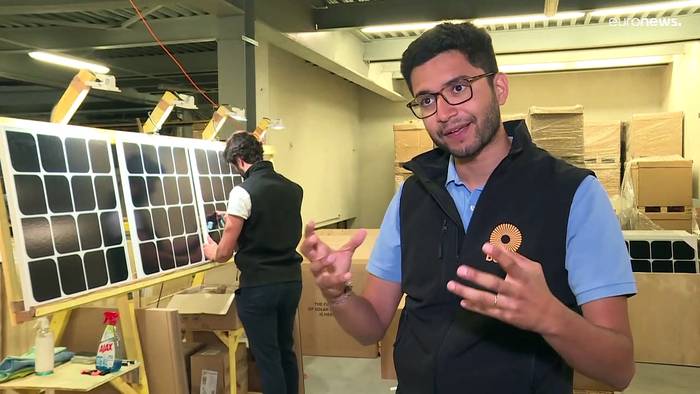 Video: Solarpanele in günstig: Ein Start-Up aus Nantes präsentiert alternative Module