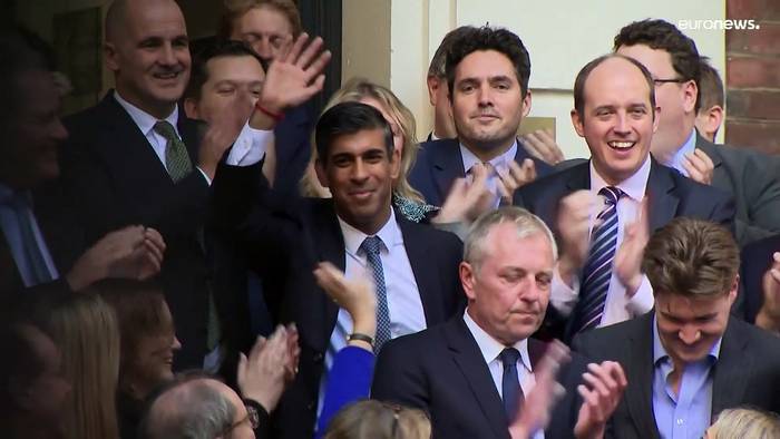 Video: „Partei und Land zusammenbringen“: Sunak wird britischer Premierminister