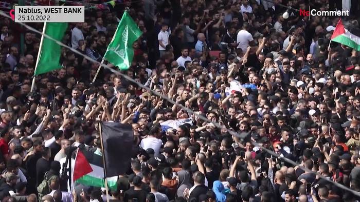 News video: Nablus trauert um sechs erschossene Palästinenser