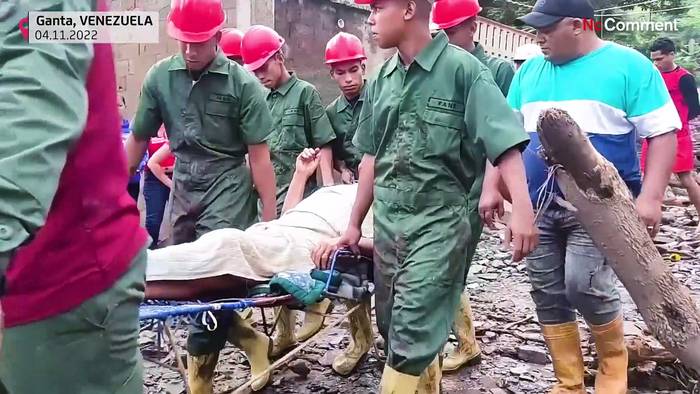Video: Mindestens sieben Tote bei heftigen Regenfällen im Osten Venezuelas