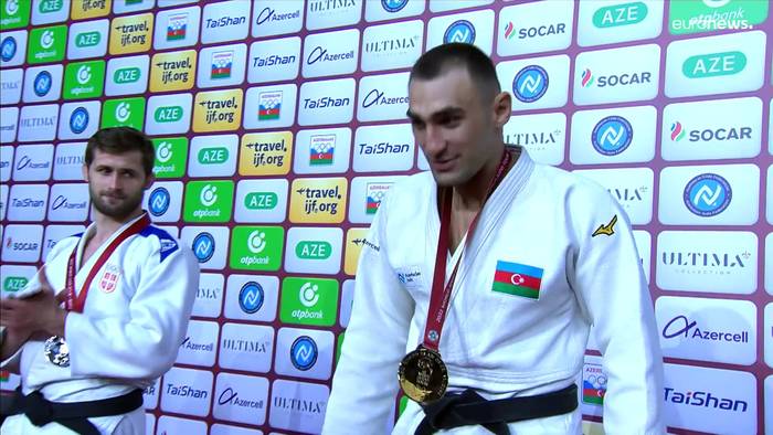 News video: Drei Tage Judo Grand Slam in Baku - Drei mal Gold für Aserbaidschan