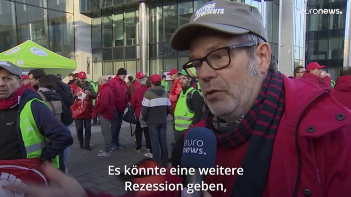 News video: Video: Belgische Arbeiter streiken wegen „Schock