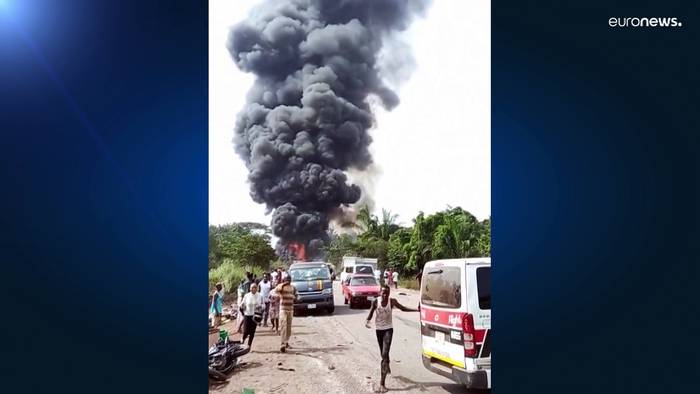 Video: Nigeria: Mindestens 12 Tote nach Explosion eines Tanklasters