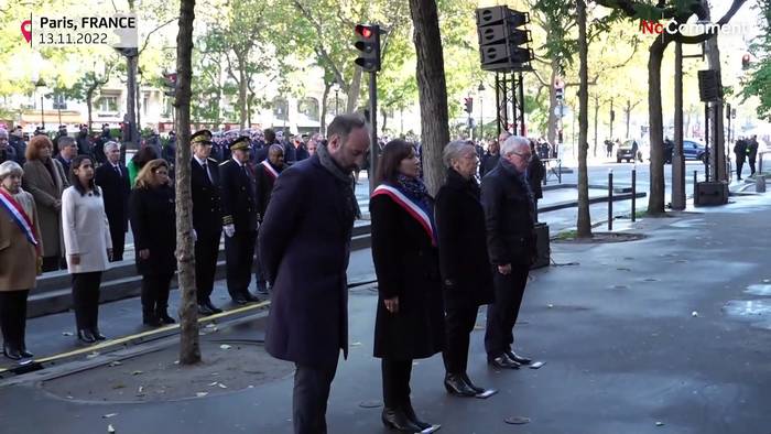 Video: Sieben Jahre nach den Anschlägen von Paris: Gedenkfeier für die Opfer