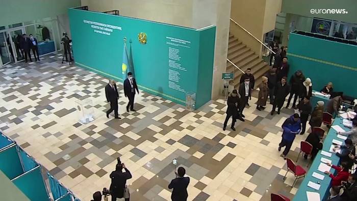 News video: Kasachstans Präsident Tokajew mit großer Mehrheit wiedergewählt