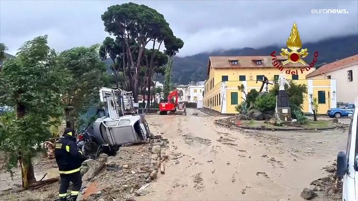 Video: Tote und Vermisste bei Erdrutsch auf Ischia