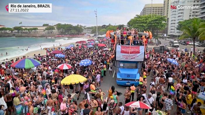 News video: Nach 2 Jahren Pause: Gay Pride wieder an der Copacabana