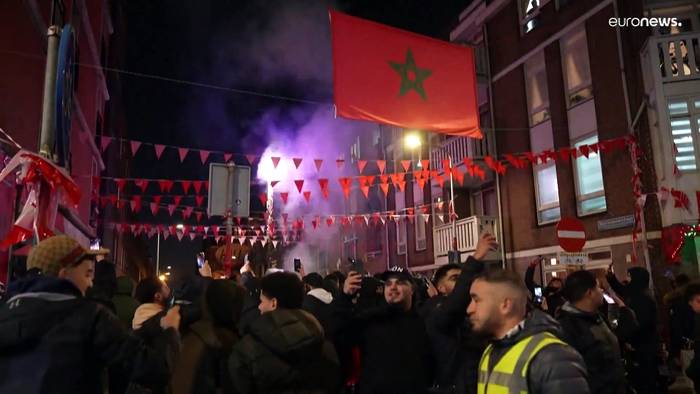 News video: Kleinere Ausschreitungen in Belgien nach Marokkos WM-Sieg gegen Kanada
