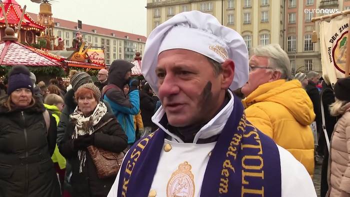 Video: Dresden freut sich: Stollen und Striezelmarkt
